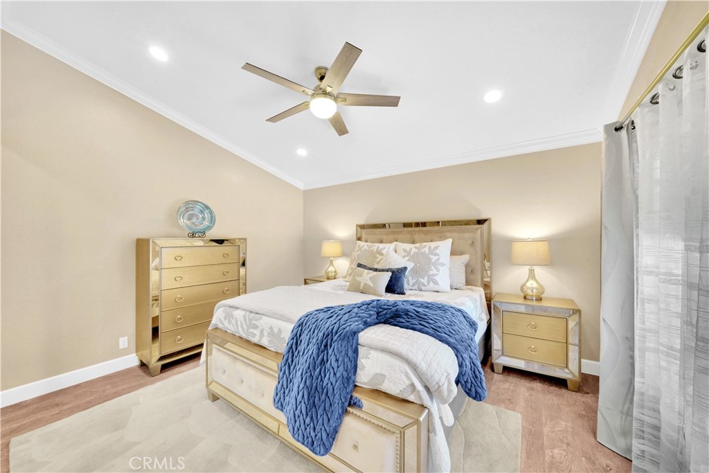 Modern Bedroom Interior with Neutral Tones and Elegant Real Estate Design