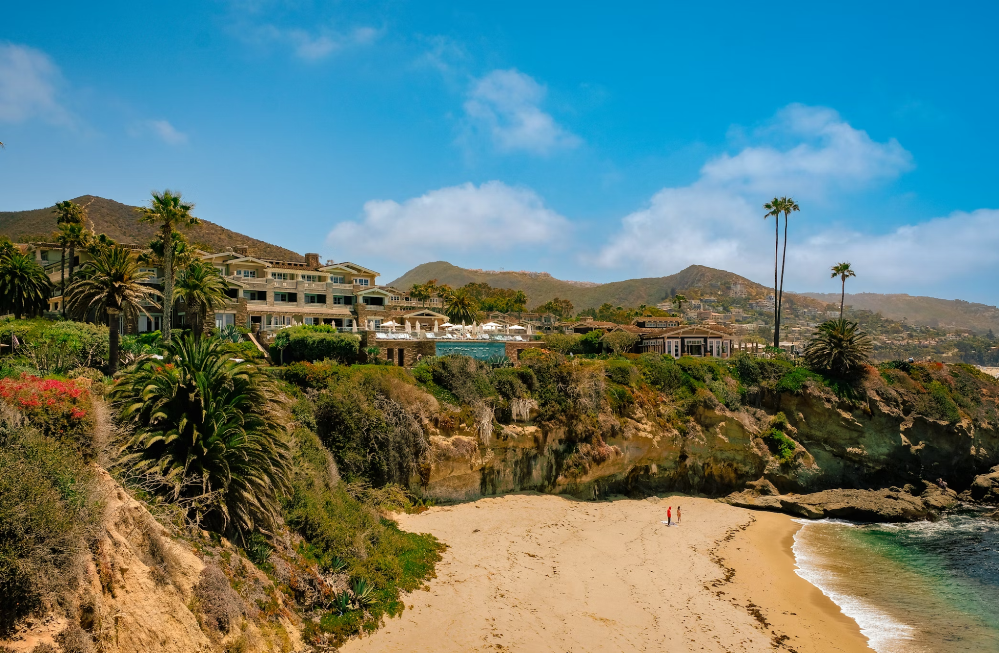 Luxurious Homes Overlooking Scenic Laguna Beach Coastline