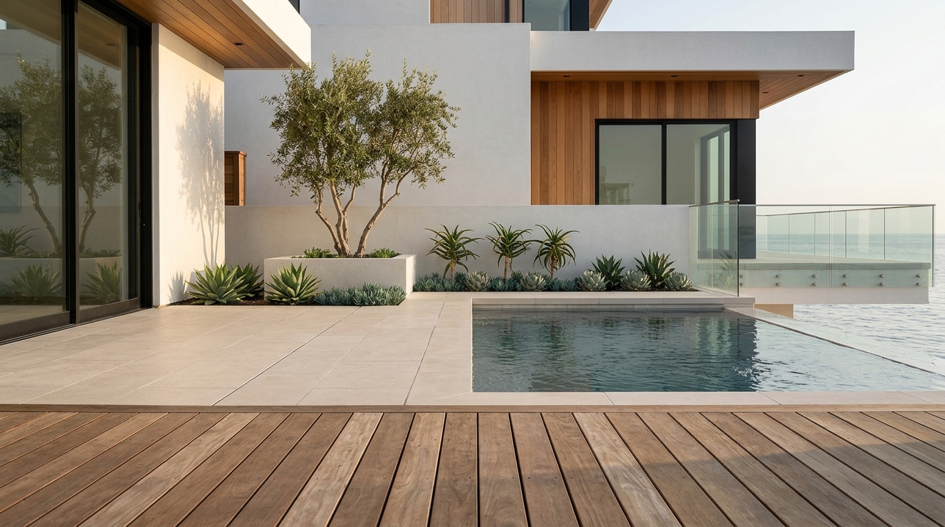 Modern Oceanfront Home with Pool and Spacious Patio in Newport Beach
